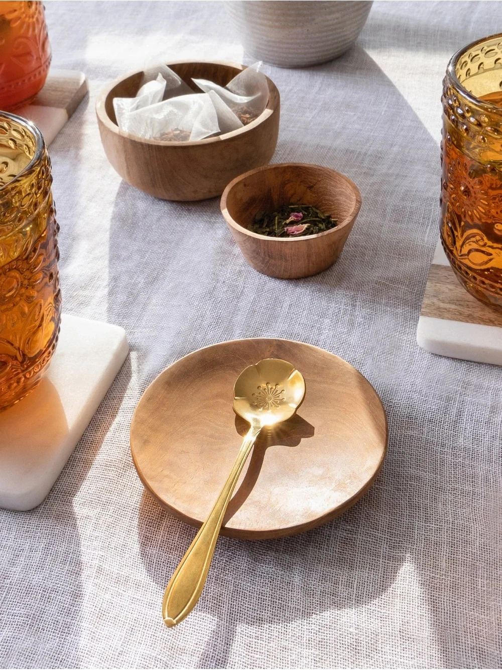 Stainless Steel Flower Shaped Spoon